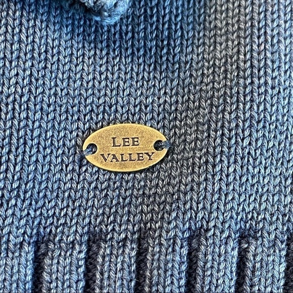 LEE VALLEY 1/4 Zip Cotton Sweater, Made in Ireland - Picture 6 of 13